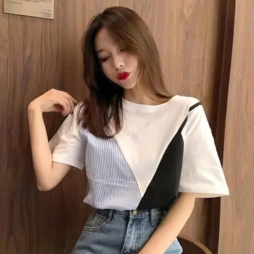 

T Shirt Women Clothes 2020 Fashion Tee Top red Fashion Cotton Ladies Tee Shirt