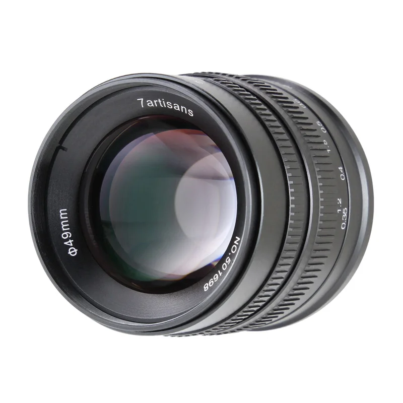 7artisans55MM F1.4 Большая диафрагма портретная ручная фокусировка объектив камеры для