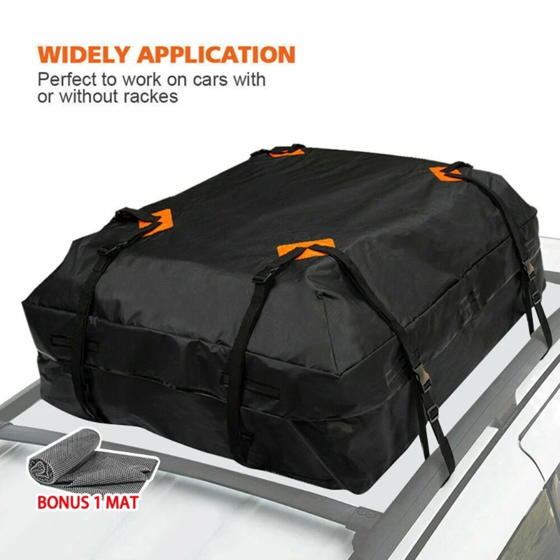 

Waterproof Car Roof Bag Heavy Duty RoofBag Rooftop Luggage Carrier for Travel