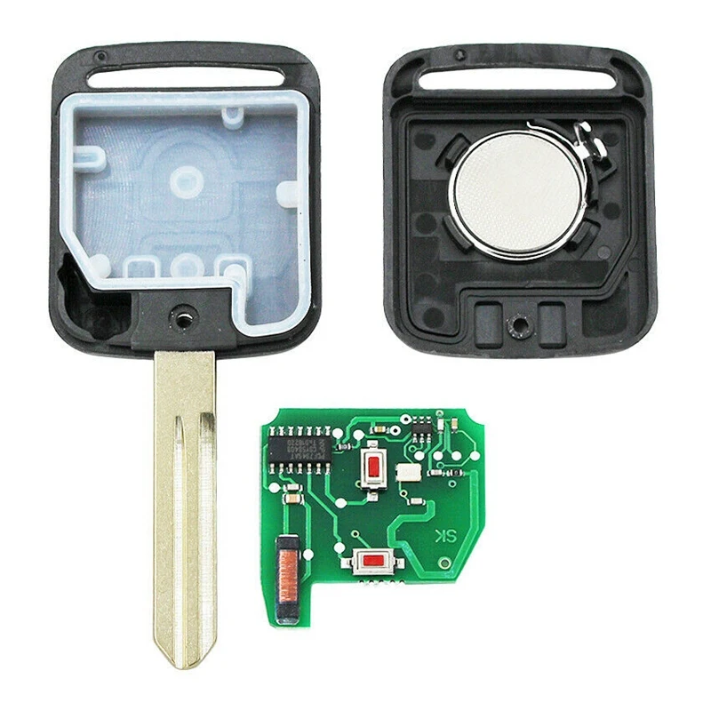 2 кнопки 433 МГц ID46 PCF7946 чип дистанционного ключа автомобиля для Nissan Elgrand X-TRAIL Qashqai