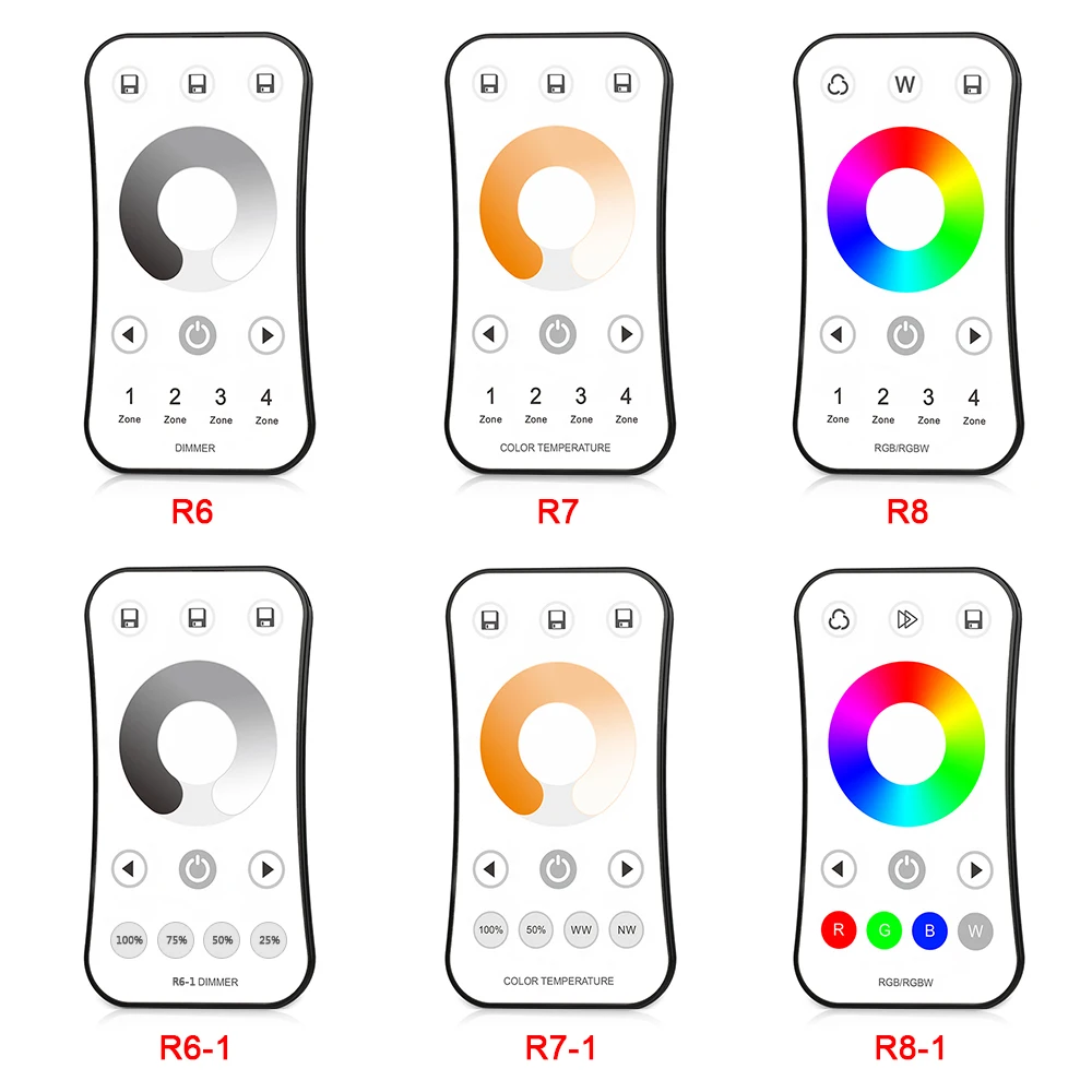 10 клавишный сенсорный экран LED RGB RGBW регулятор затемнения 2 4G беспроводной РЧ