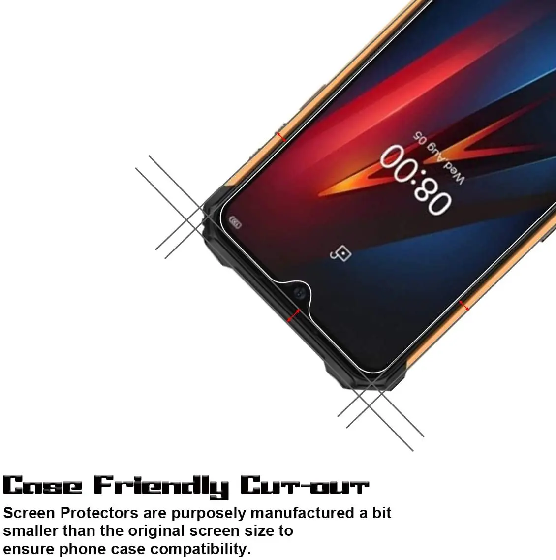 2 шт. для Ulefone Armor 8 закаленное стекло защитная пленка Armor8 Pro 6 1 дюйма экрана чехол