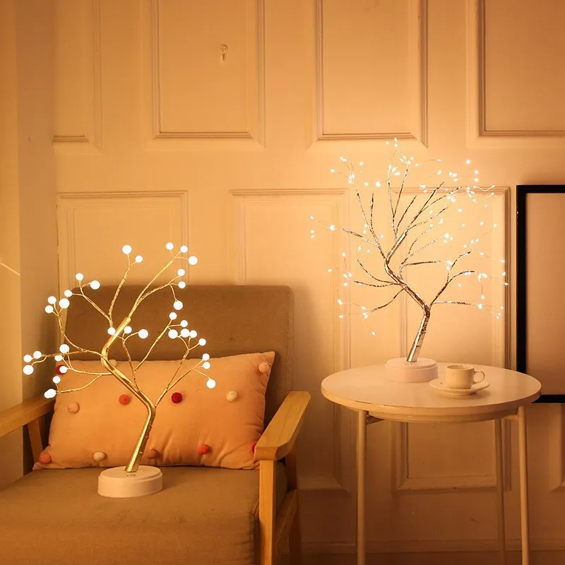 

Coquimbo 108/36 LEDS Night Light Bonsai Tree Light Gypsophila Lights Home Party Wedding Indoor Decoration Night Light