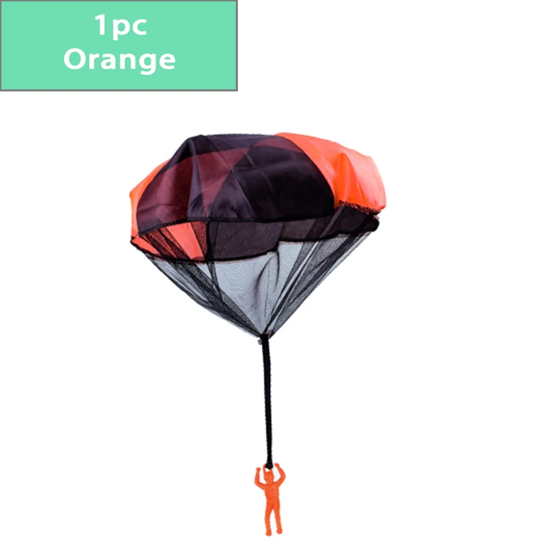 1pc Orange 2 шт. мини-парашют парашюта для рук, игрушки для детей, для улицы и в помещении, забавные игры, обучающие игрушки для детей, парашют, игра для мужчин - Цвет: 1pc Orange