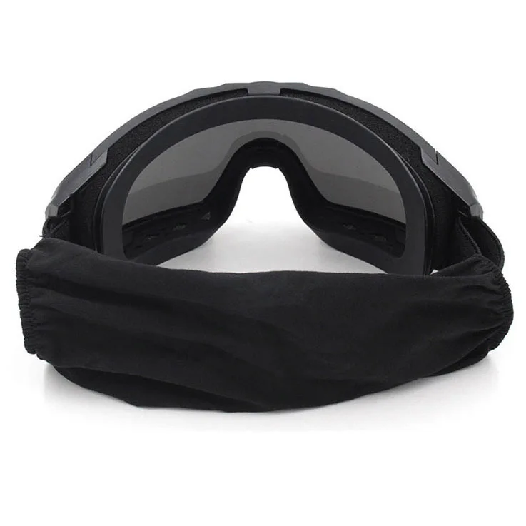 Мотоциклетные очки с повязкой на голову три комплекта линз защита от песка УФ для