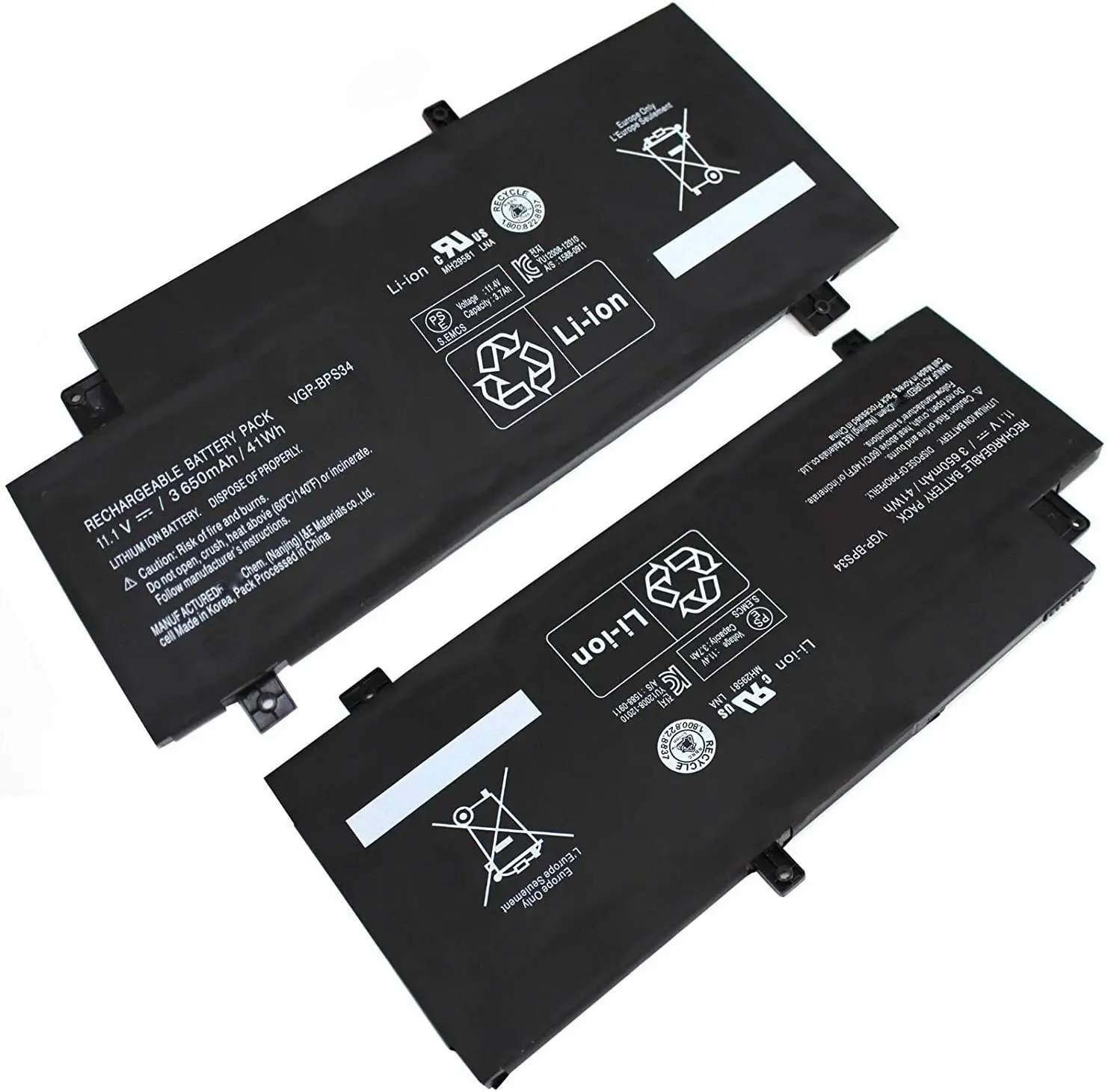 Новый VGP-BPS34 3650 мАч аккумулятор для ноутбука SONY Vaio Fit 15 SVF15A SVF14A Series SVF15A1ACXB SVF15A1AC XS