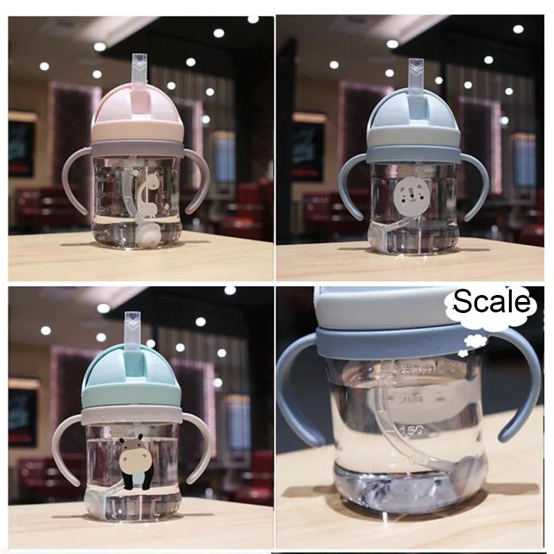 Детская бутылочка для кормления чашка 420 мл Бутылочка с ручкой обучения питьевой