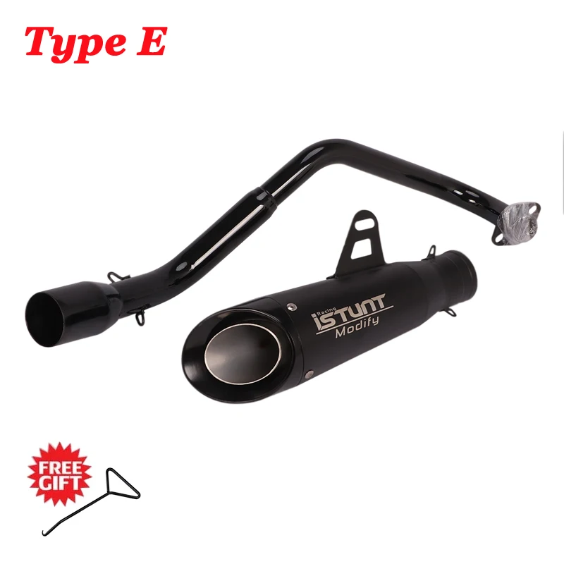 

Full System Motorcycle GP Exhaust Escape Silencer For Honda M3 MSX125 MSX125SF MSX 125 Front Tube Link Pipe Muffler DB Killer