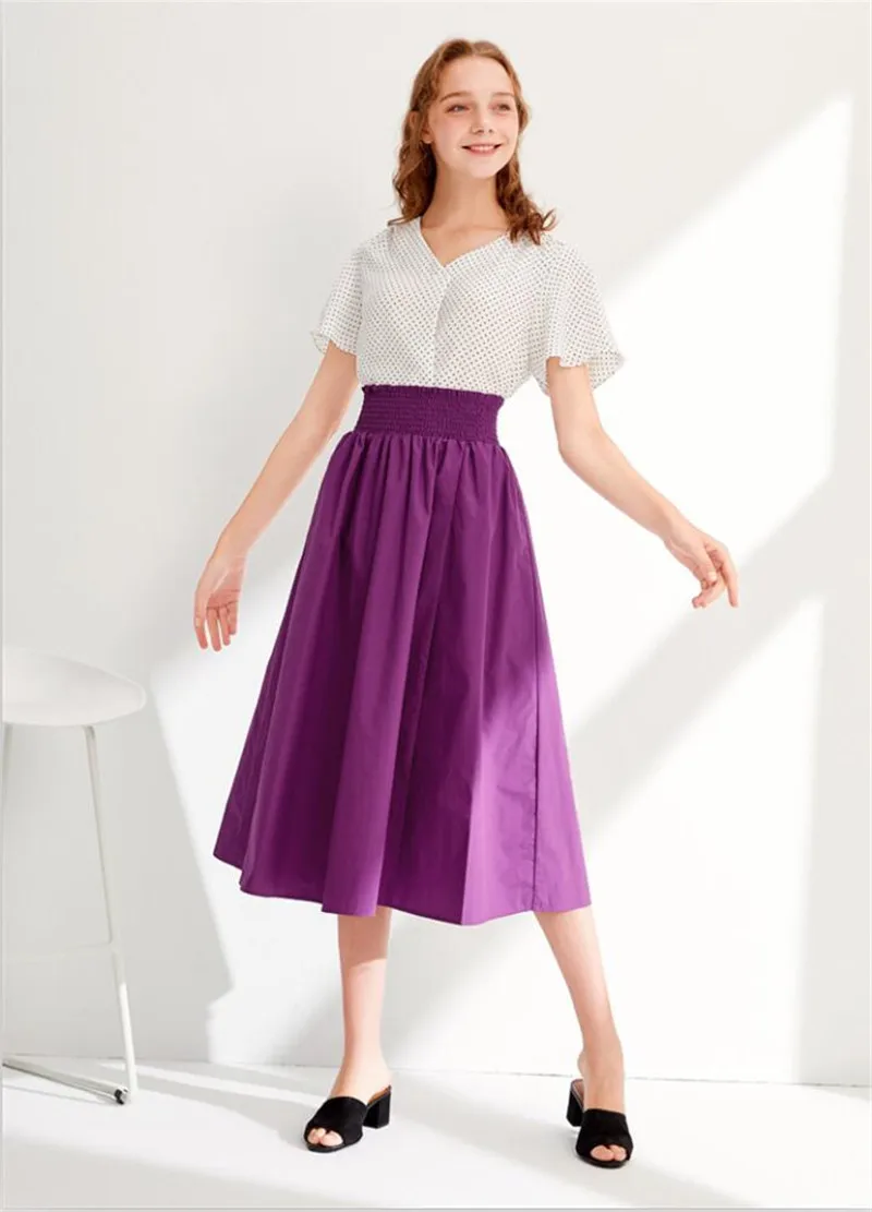 New Spring Autunm Elegant maxi long Skirts Womens Office Skirt Cotton linen plus size 5XL 6XL 7XL elegant skirts