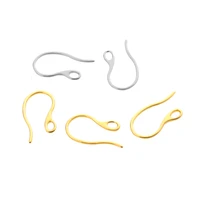 wholesale 20pcs stainless steel french ear wire earring hooks for diy earring accessories hypoallergenic 22mm jewelry making