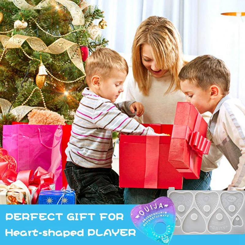 

Artificial Board Silicone Mold for Necklace Keychain Earrings, DIY Epoxy Resin Mold for Resin Crafts 1 Pcs