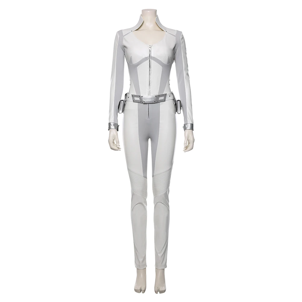 Костюм для косплея Сара Лэнс из Легенды завтрака белый комбинезон зентай Боевая