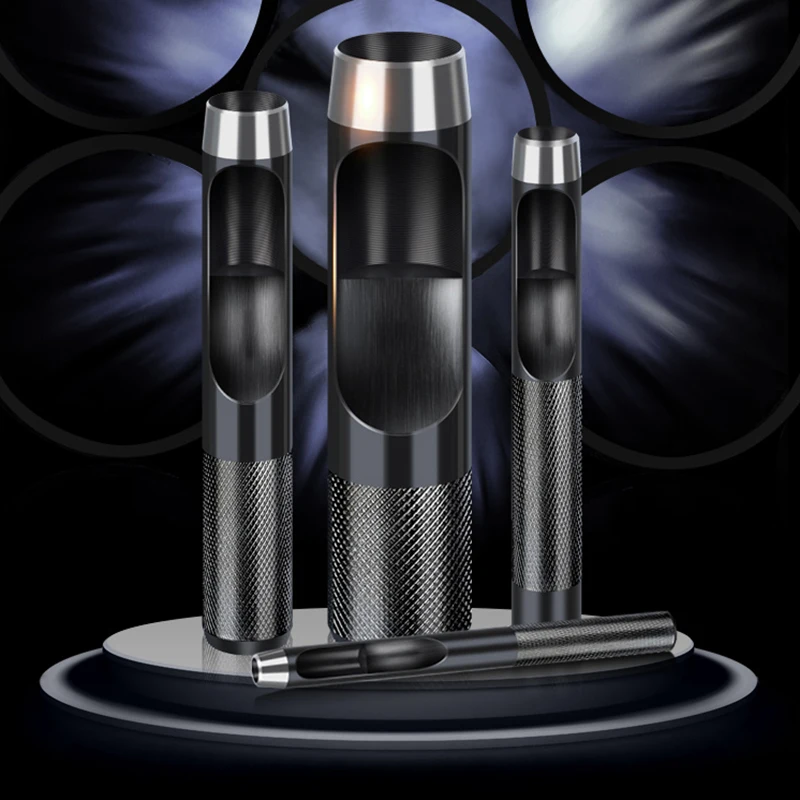 Сделай Сам немецкий стальной ремень круглый Дырокол мешок для часов ремня