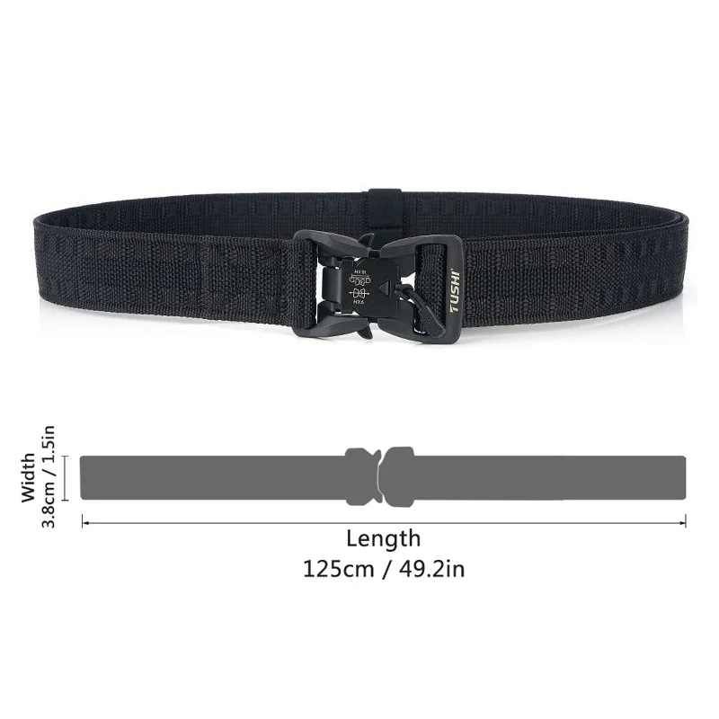 Мужской тактический ремень сверхмощный Регулируемый военный стиль Высокое