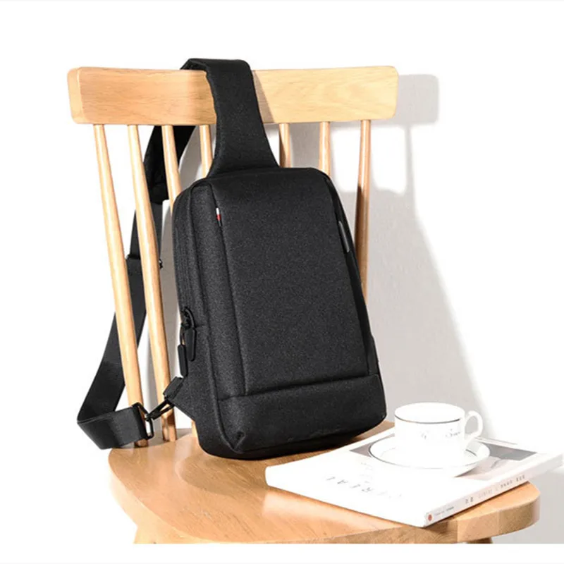 

Модные нагрудные сумки для мужчин, мужская сумка через плечо, водонепроницаемые сумки-мессенджеры на ремне с защитой от кражи, дорожная сум...