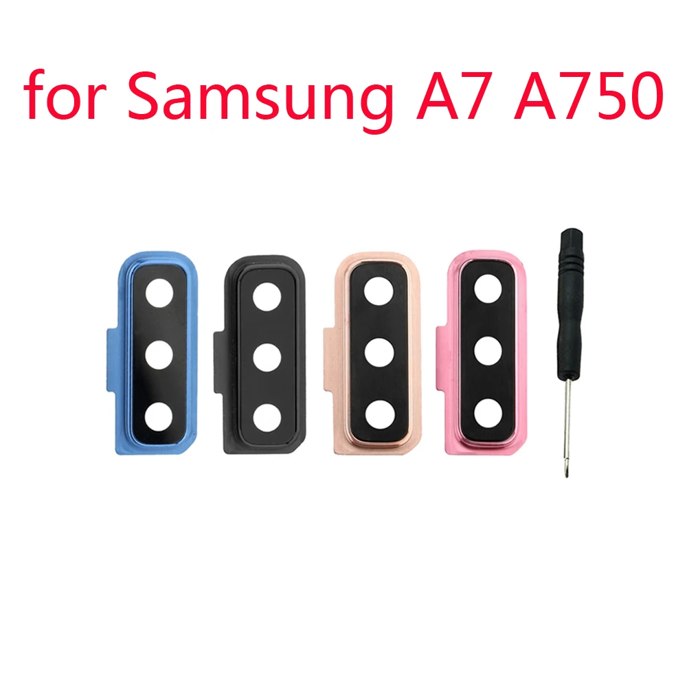 

For Samsung Galaxy A7 2018 A750F A750 Original Phone New Housing Back Cover Rear Camera Glass Lens Safety Holder + Tools