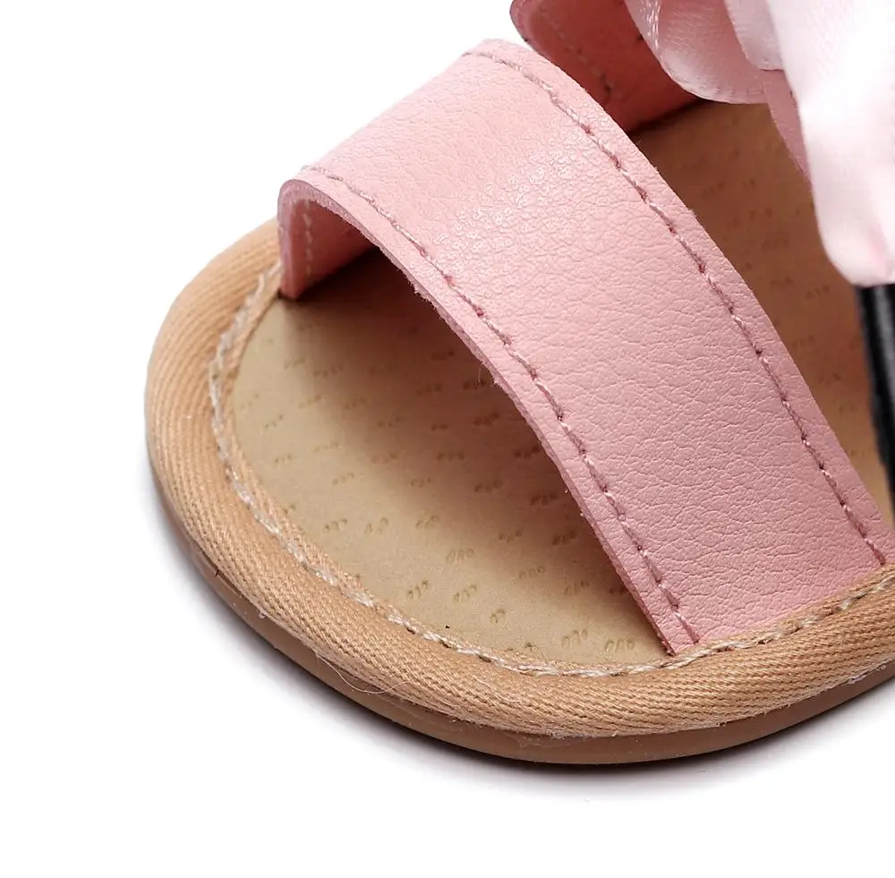 

summer Rubbler sole baby first walker Newborn rubber sole shoes infant girl prewalkers toddler shoes with rubber sole