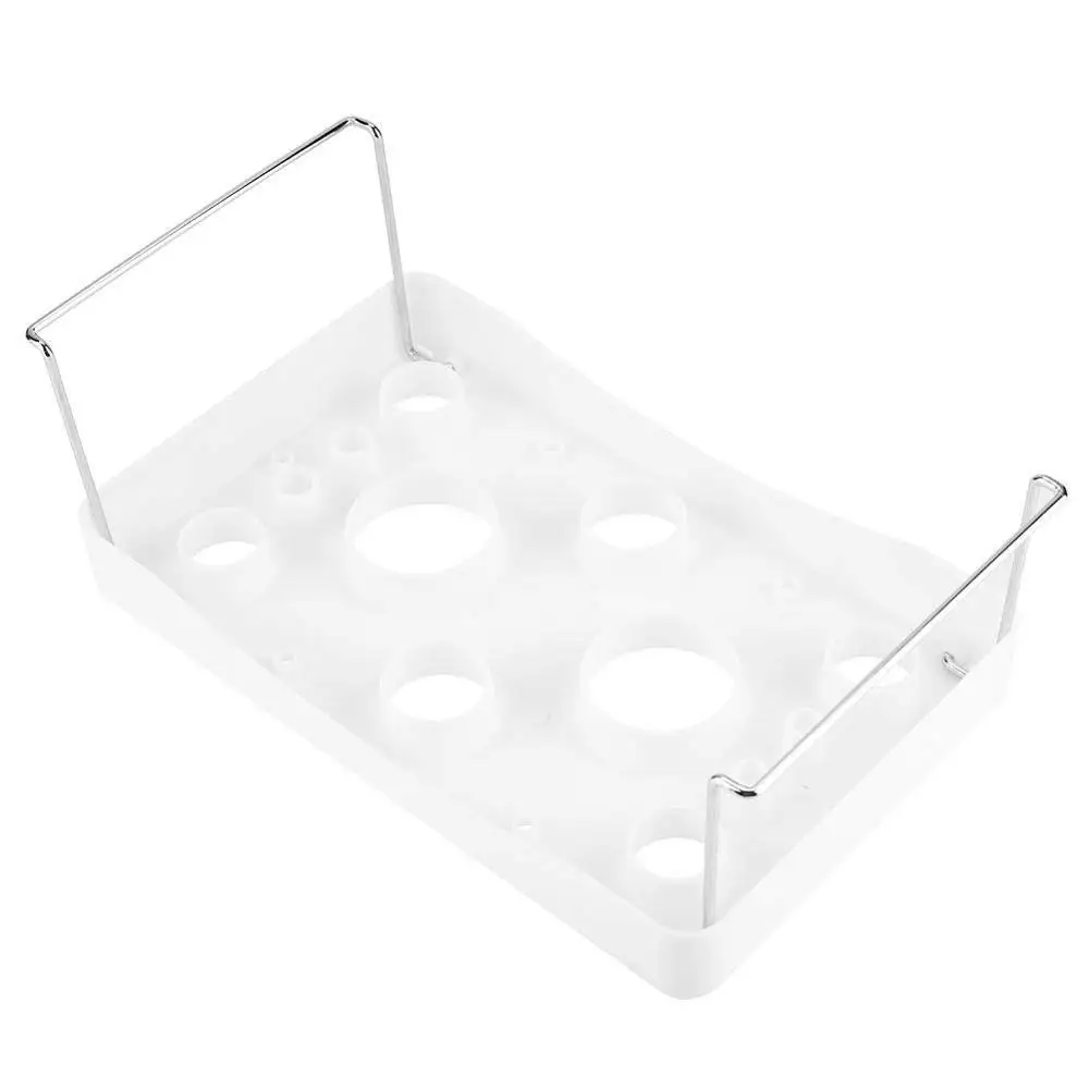 Cake Nozzle Icing Bag Holder Tray Stand 8-Hole Fondant Pastry Decorating Tube Shelf Tool Accessories Cream Work Table | Дом и сад