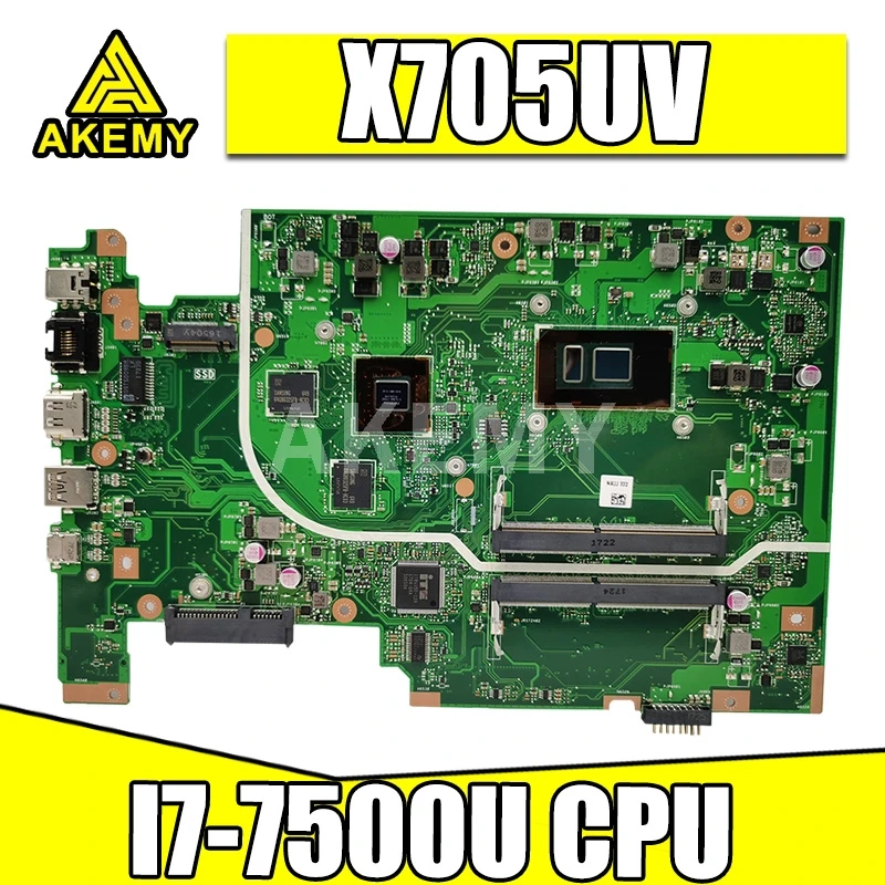 

90NB0EW0-R00020 For ASUS Vivobook 17 X705UVR X705UV X705UD X705UDR Laptop Motherboard MainboardI I7-7500U (V2G)