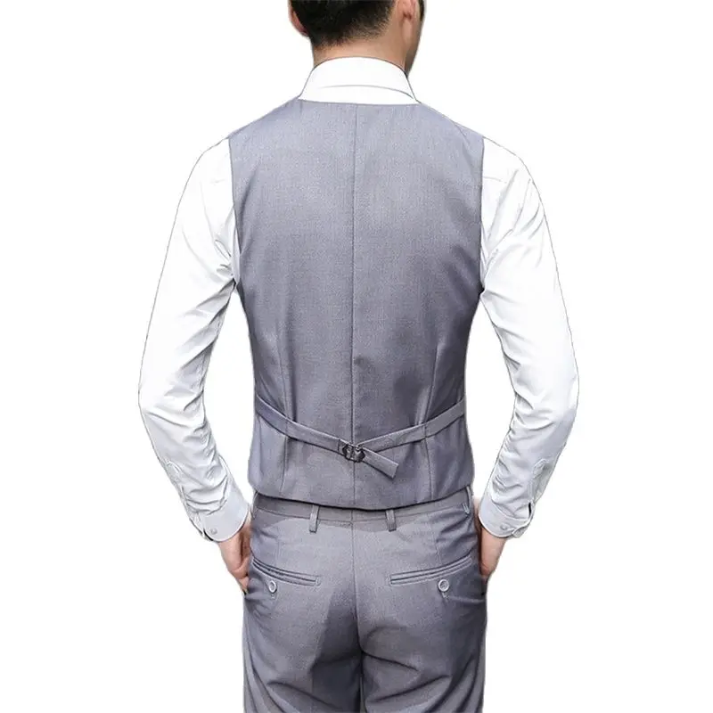 Жилет мужской деловой повседневный жилет Азиатские размеры S M L XL XXL XXXL