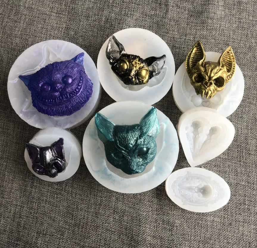 

Cat Silicone Mould DIY UV Resin Decorative Craft Jewelry Making Mold Epoxy Resin Molds for Jewelry