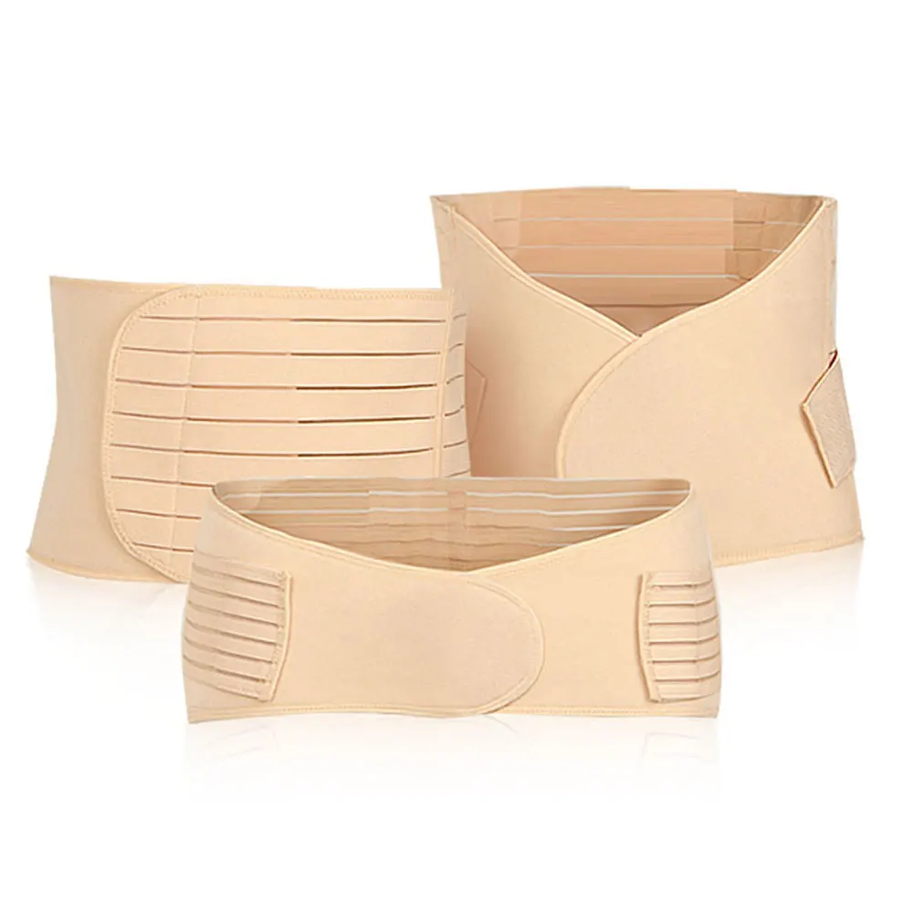 3 в 1 таза талии тренер послеродовой пояс комплект Беременность на живот