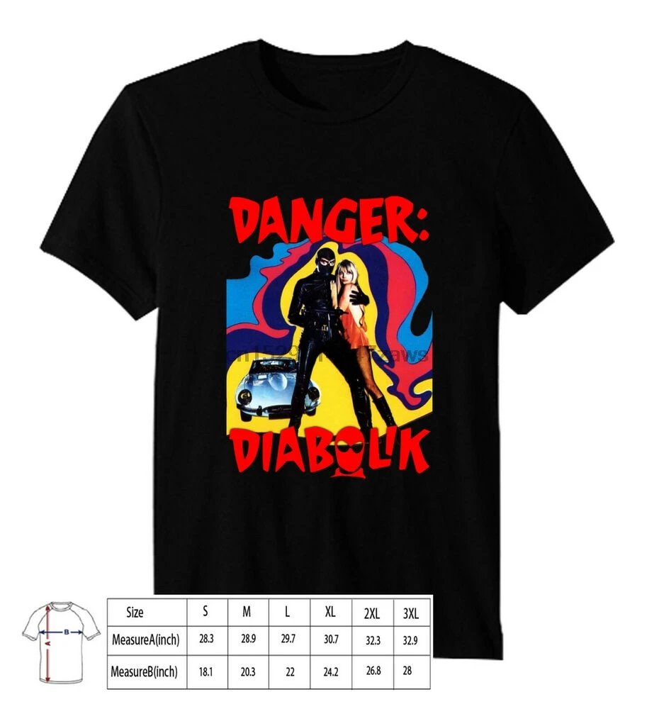 

Новинка, футболка в стиле ретро с изображением героев фильма «опасность дьяфика», американский размер