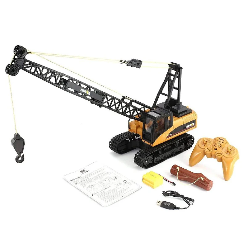 huina 1572 15ch rc кран из сплава 114 24 ггц инже