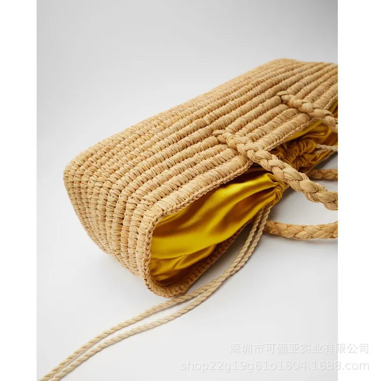 2021 Новый Лафит соломенная тканая сумка ручной сумка модная летняя пляжная сумка для отдыха ручной Сумка tote Сумка мешок трава вязание от AliExpress RU&CIS NEW