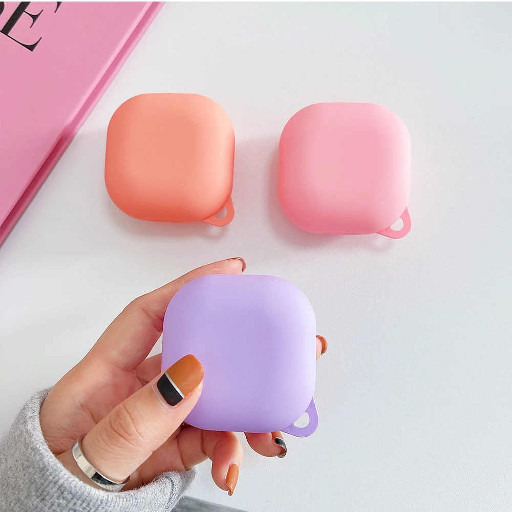 

Candy Color Frosted Case For Samsung Galaxy buds live ProHard shell earphone Protective cover For Galaxy buds 2 Anti-fall case