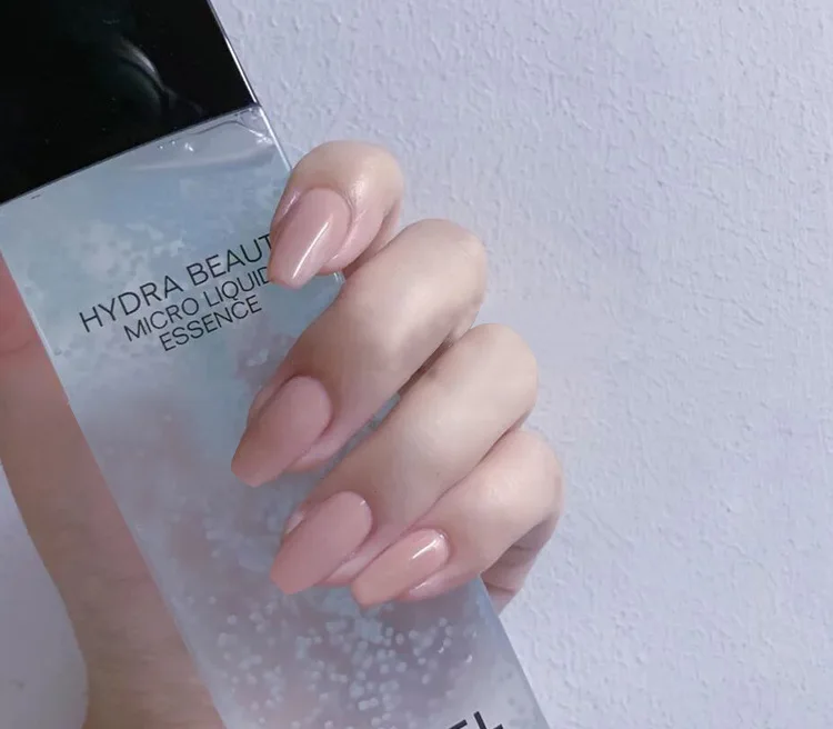 

24 шт., накладные ногти с длинным острым носком