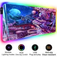 gaming computer mat anime mousepad rgb mouse pad vocaloid big mousepad pc gamer cabinet mausepad gaming setup accessories mice