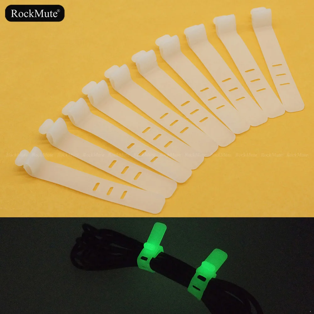 Белый фосфоресцирующий Натяжной ремень завязывает резиновый бандаж для