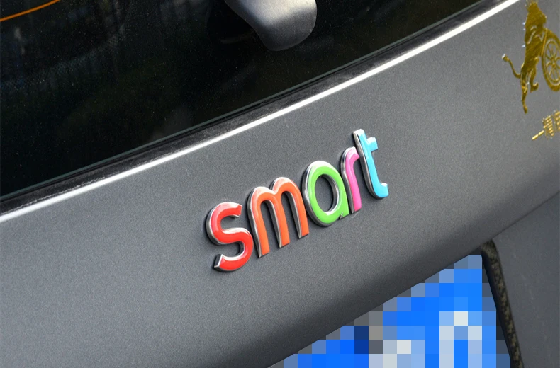 Автомобильная наклейка с логотипом для Smart 451 453 fortwo forfour 3D Автомобильная задняя эмблемы и аксессуары для автомобиля внешний стиль автомобиля