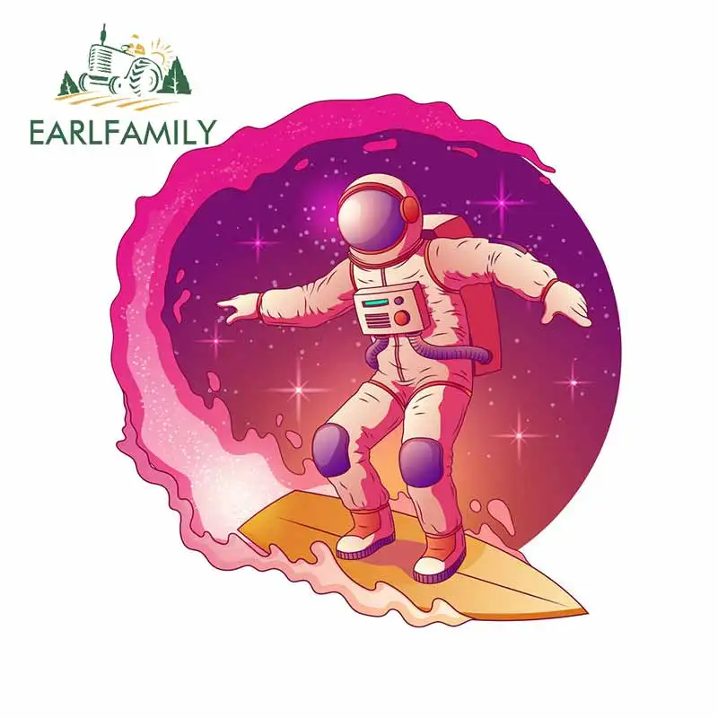 EARLFAMILY 13 см x 12 6 для астронавт серфинг виниловые Материал автомобильные наклейки