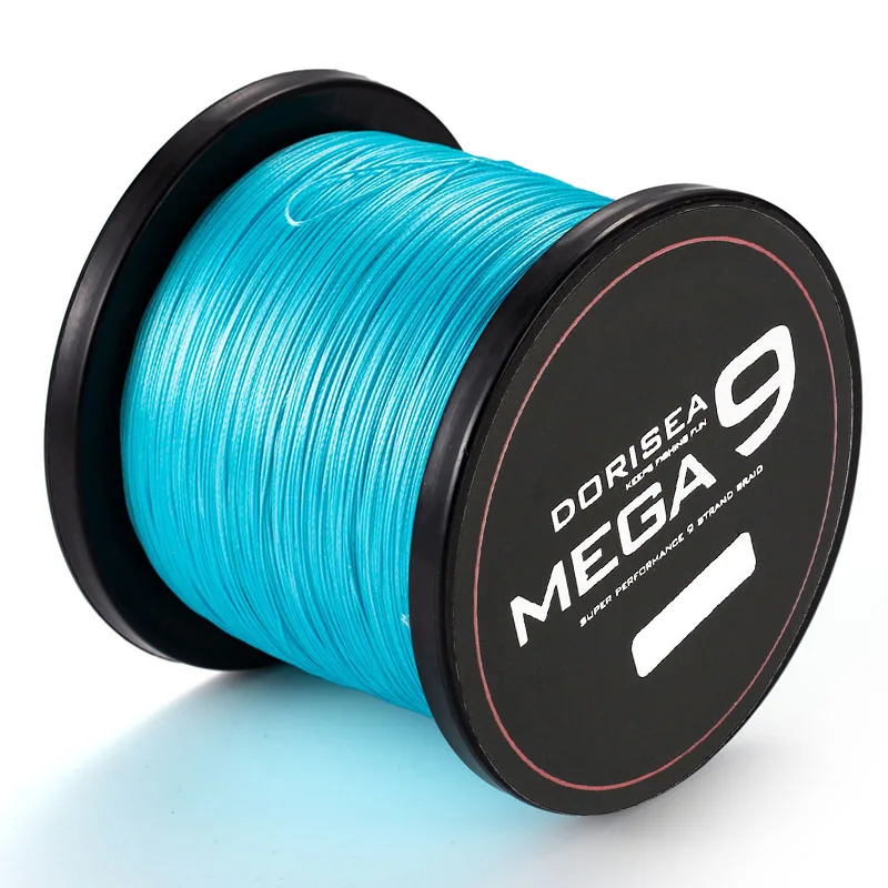 DORISEA 9 прядей 500 м 545 ярдов 15LB 310LB плетеная леска из японского материала супер ПЭ