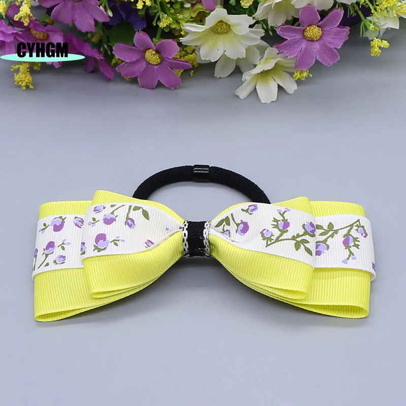 Оптовая продажа Новая Модная шелковая резинка для волос большие эластичные