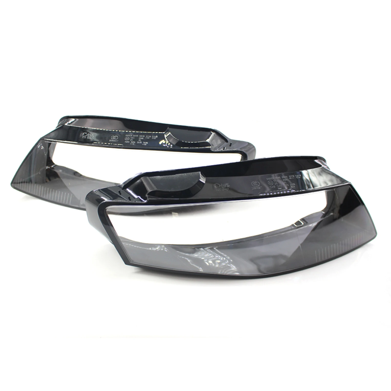 

2pcs Car Headlight Lens Cover Shell for Audi A4 2009-2012 B8 Left Right Side Clear Lens Cover Head Light Lamp Lens Cover