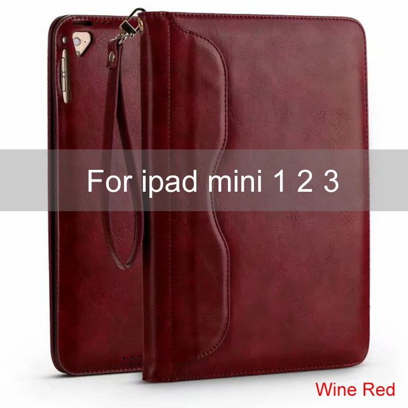 For mini 1 2 3 Essidi роскошный кожаный умный чехол рукав для iPad mini 4 3 2 1th Gen стенд планшетный защитный чехол для IPad Mini 1 2 3 4 - Цвет: For mini 1 2 3