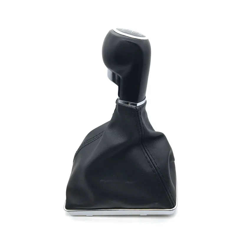 5 / 6 Скорость автомобильная ручка переключения передач с кожаные ботинки со