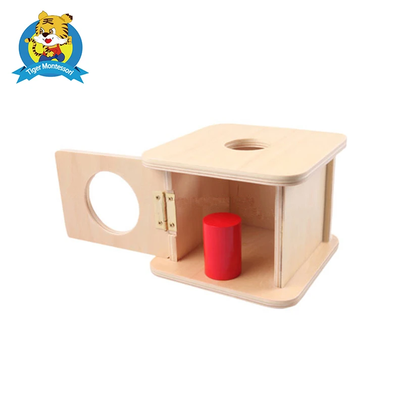 

montessori Imbucare Box w/ Large Cylinder toy