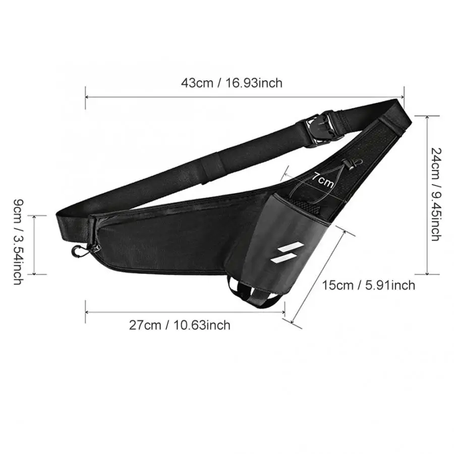 Поясная сумка нейлоновый чехол с хлопковым наполнителем и жемчугом спортивная