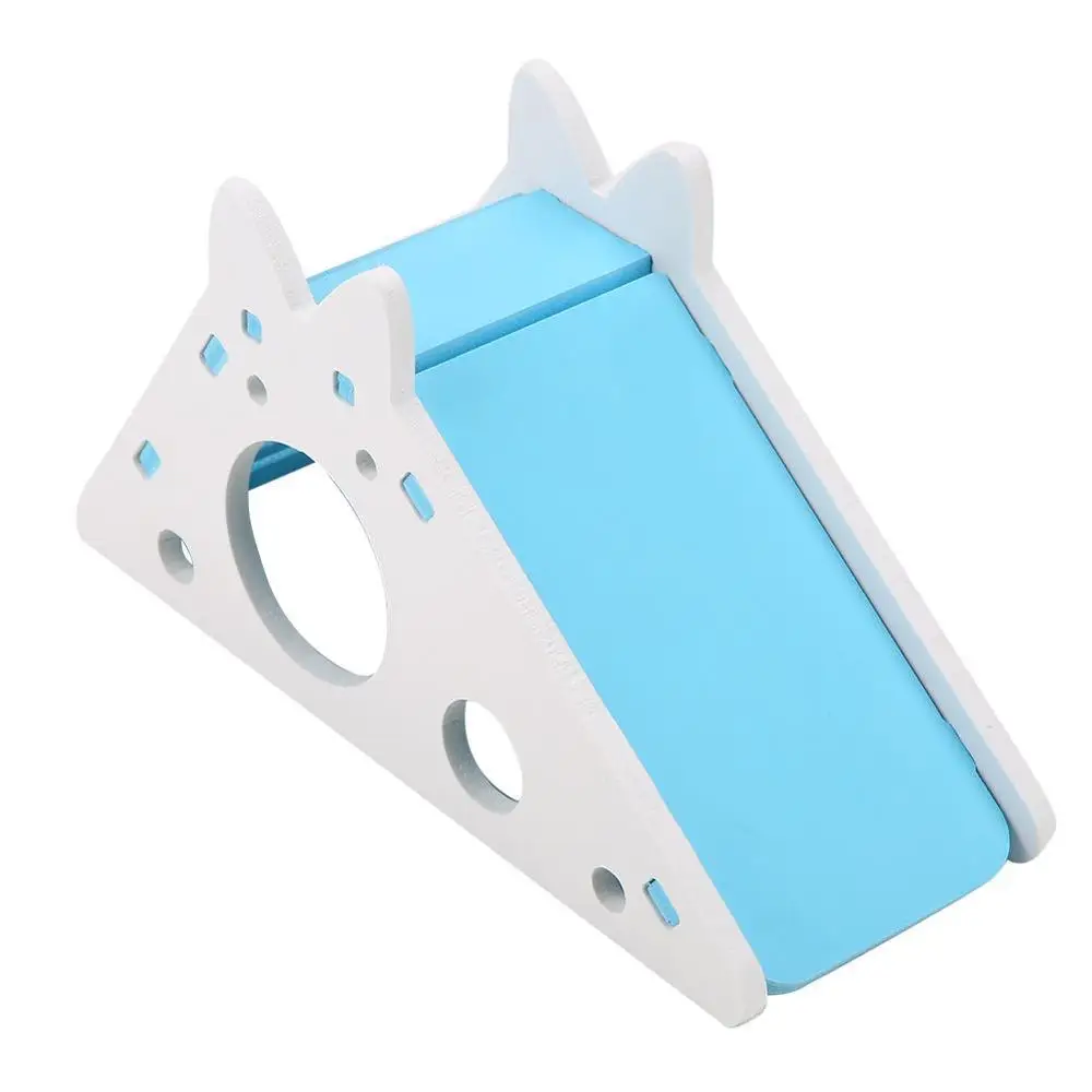 Деревянный дом хомяка отдыха гнездо в сборе с лестница слайд убийца комаров