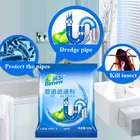 50 г труба дноуглубительные очиститель порошок для трубы раковина для очистки сточных вод инструмент Туалет Кухня канализационные Блокировка чистящий порошок засорение очистки