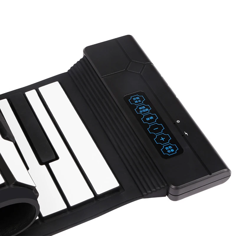 

New Flexible 88 Keys Usb Flexible Roll Up Roll-Up Electronic Piano Keyboard Professional With Battery