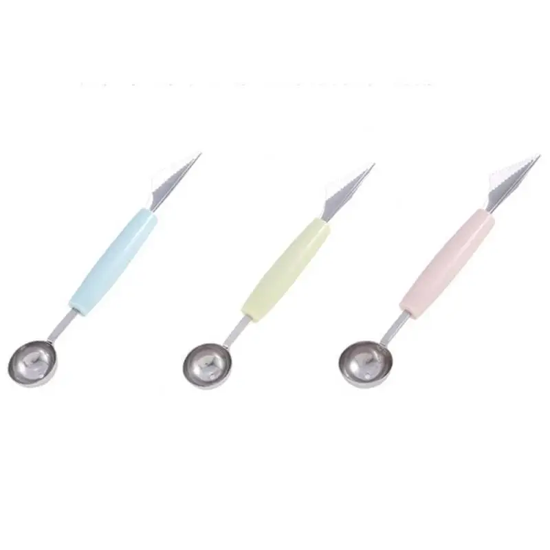 1 шт. 2 в нож для резьбы по фруктам арбуз альпинизм мороженое ложка сделай сам