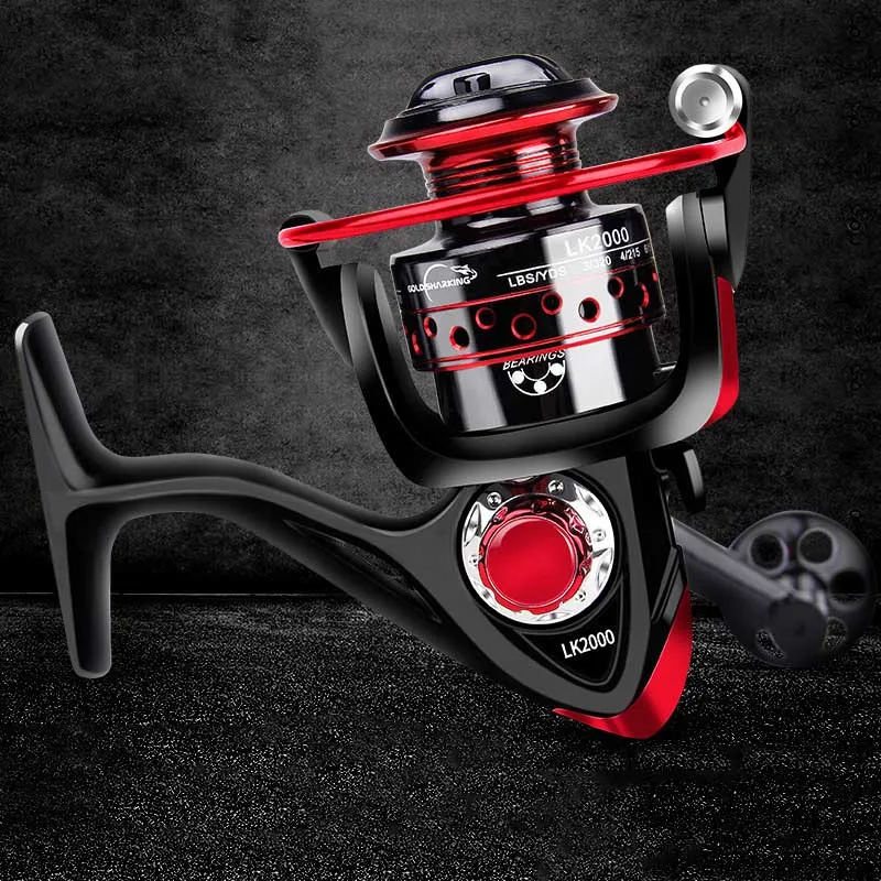 

Spinning Fishing Reel 2000-6000 Series 5.2:1 Rotation Metal Coil Spinning Reel 13BB Fly Fishing Reel Sea Fishing Carp Fishing
