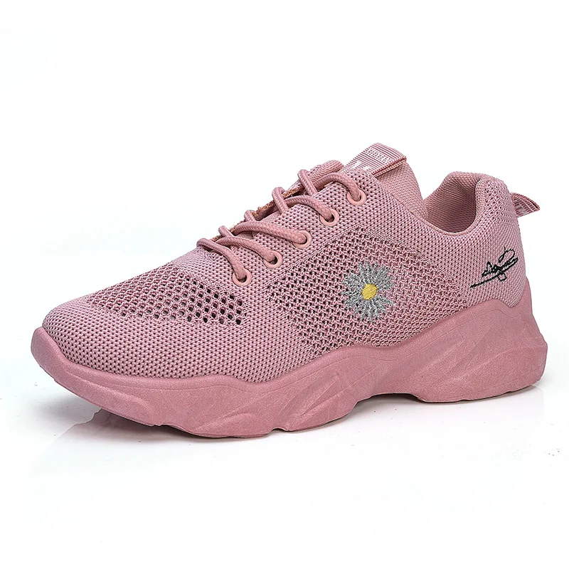 

2020 Fashion Sneakers Women Shoes Summer Knitting Female Sapato Casual Shoes Woman Flats Summer Autumn Lace up Shoes Students