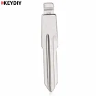 KEYECU 10 шт.лот KEYDIY Универсальные пульты дистанционного управления Flip Blade 43 # левый, HU46 для Opel, для Chevrolet, для Holden