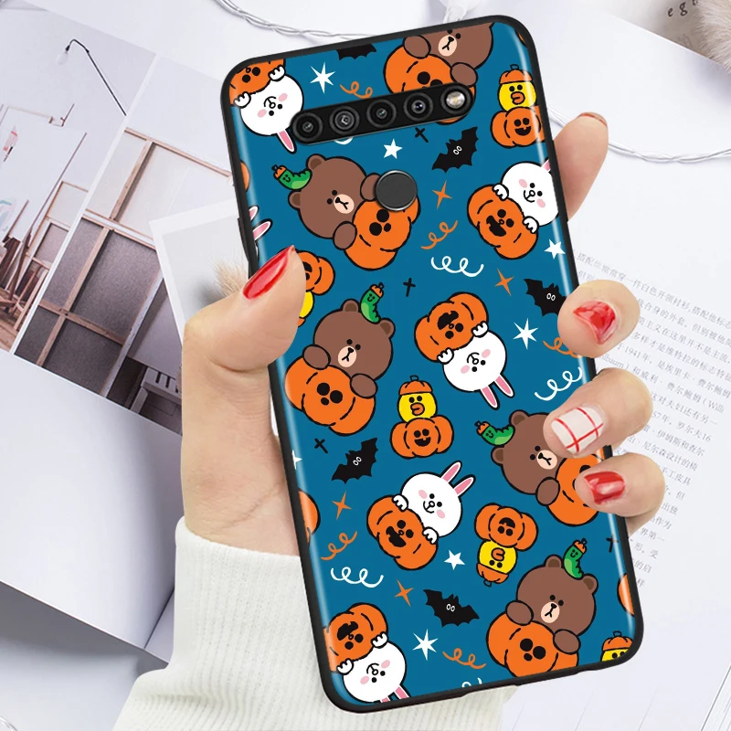 

Cartoon Halloween B For LG K92 K42 K22 K71 K61 K51S K41S K30 K20 2019 Q60 V60 V50 S V40 V30 G8S G8 X ThinQ Phone Case